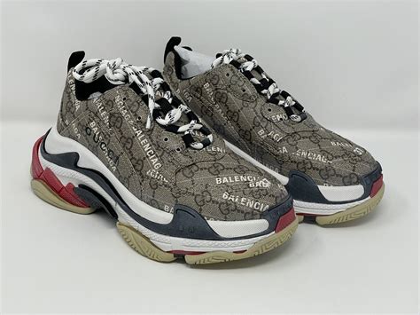 men gucci x balenciaga|Gucci X Balenciaga triple s.